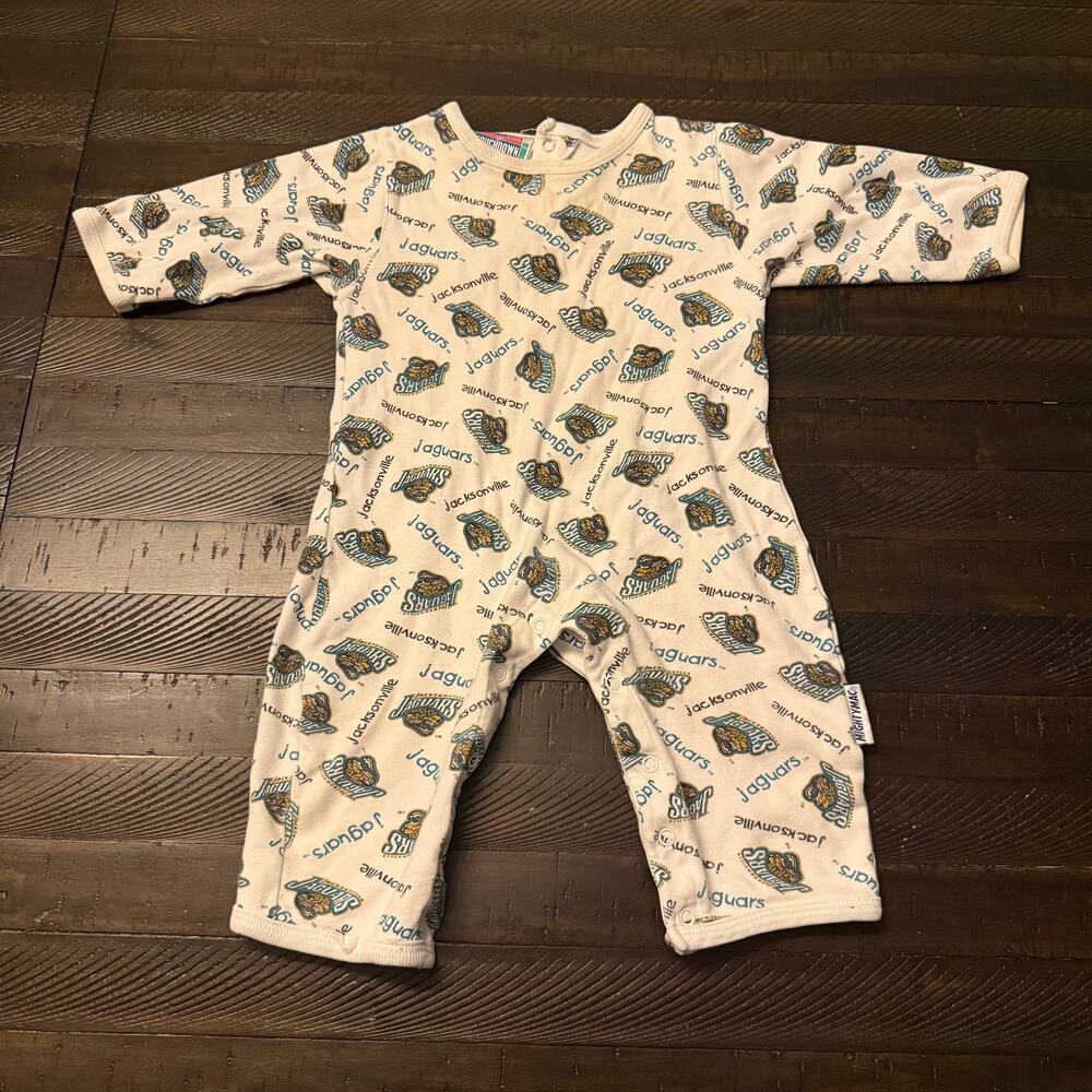Vintage Jacksonville Jaguars Touchdown Club by Mighty Mac Baby One Piece